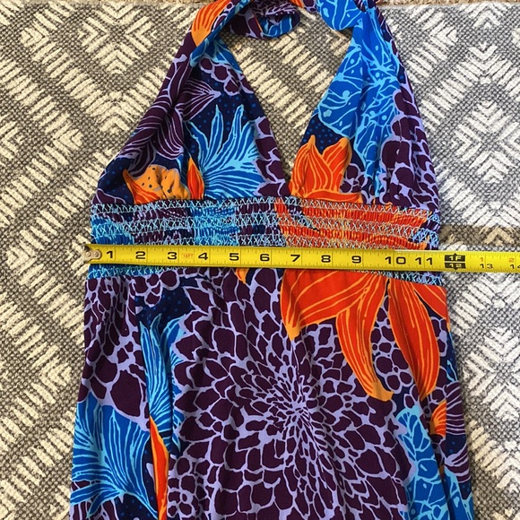 MODA INTERNATIONAL size M halter maxi dress in EUC - Picture 5 of 6